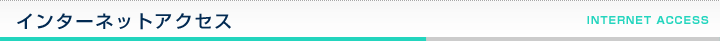 インターネットアクセス
